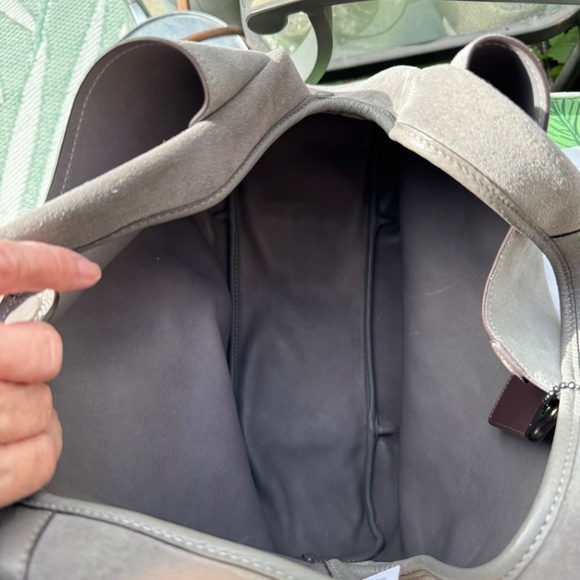 NWT - Coach Bandit Hobo 39 1941 In Heather Gray with Oxblood Inner Bag-MSRP $695 - Picture 12 of 16